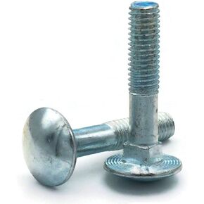 M8-1.25 Metric Zinc Plated Carriage Bolts M8-1.25 x 25MM FT Qty 100 in Kuwait