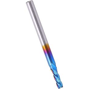 4 مطحنة نهاية فلوت، قاطعة طحن بمقبض مستقيم باستخدام الحاسب الآلي، طلاء من الفولاذ التنغستن النانو بلو، مناسبة لمعالجة الطائرات والخطوات والأخاديد وتشكيل الأسطح وقطع قطع العمل in Kuwait