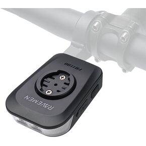 مصباح أمامي للدراجة RAVEMEN FR1100 SE متوافق مع أجهزة كمبيوتر Garmin/Wahoo/Bryton، ضوء أمامي للدراجة بزاوية واسعة 270 درجة للركوب الليلي والتحذير أثناء النهار، تشغيل وإيقاف تلقائي، حتى 46 ساعة، 6 أوضاع in Kuwait