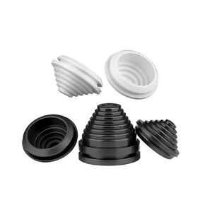 2-10Pcs Rubber Tower Type Protection Coil Snap in Grommet Pad Seal Ring Protective Ring Sealing Cap Hole Plug Wire Guard Ring Hand Nut(100mm-black(2pcs)) in Saudi Arabia