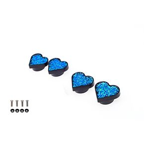 FD&D Multiple Use Shining Screw Cap, Silver Heart Pattern with M6 Machine Screw in Kuwait