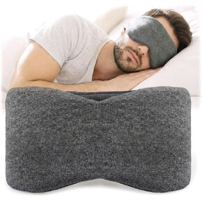 Sleep Mask for Women Men,Soft Zero Pressure Modal Material Eye Mask for Sleeping Blindfold,Blackout Full Eye Covers with Adjustable Velcro Strap for Side Sleeper Night Sleeping, Travel Essentials in Kuwait
