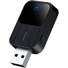 Wireless CarPlay Adapter for iPhone – Convert Wired to Wireless CarPlay Dongle Plug & Play 5GHz WiFi Fast Connection Low Latency for Cars 2016+（iOS Only in Saudi Arabia