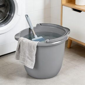 10 Qt. Spout Pail Classic Titanium with Comfortable Handle, Durable Multi-Purpose Pail for Household Cleaning & Storage in Saudi Arabia