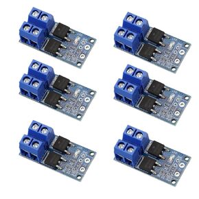 6 قطعة تيار مستمر 5 فولت-36 فولت 15 أمبير (بحد أقصى 30 أمبير) 400 واط مزدوج عالي الطاقة MOSFET وحدة محرك التبديل 0-20 كيلو هرتز PWM تعديل لوحة تحكم التبديل الإلكترونية سرعة المحرك وحدة تحكم سطوع المصباح in Kuwait