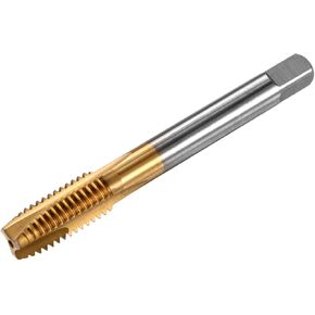 1-Pack M10x1.5mm Metric Thread Tap, HSS Titanium Coated 130mm Length Straight Flute Right Hand Thread Screw Tapping Tool for Drilling/Milling Machines/CNC Machine Tools in Kuwait