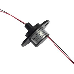 220 V Slip Ring 2 Ring 2A Conductive Ring, Brush Rotary Connector, Collector Ring, Carbon Brush SRC-22-02A in Kuwait