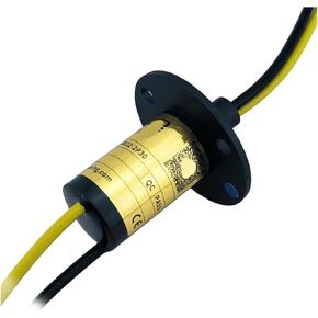 Brush 2-Way 30A OD 22mm High Current Slip Ring Power Transmission Rotary Connector 360° Rotating Collector Ring in Kuwait