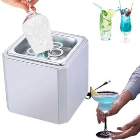 Glass Chiller Maker with LED Light - Instant Frosting for Cocktails, Beer, and Mixed Drinks - Quickly Freezes Cups to -45°C in Kuwait