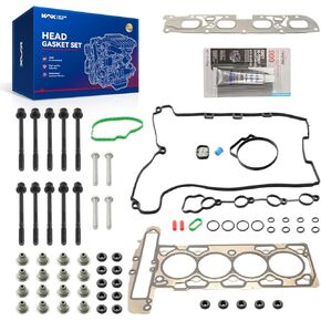 مجموعة حشية رأس KAXHS26191PT-1 متوافقة مع 2002-2011 Tahoe ، Avalanche Silverado ، Suburban ، Yukon ، Sierra1500 ، Express ، Savana ، Cylinder Head Samket kits with bolds in Kuwait