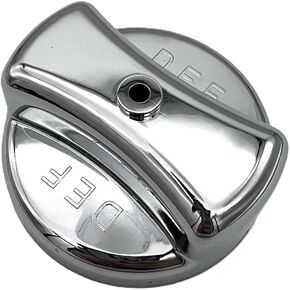 غطاء غطاء DEF من البلاستيك الكرومي لـ Freightliner بغطاء قطره 2-1/2 بوصة، ترقية داخلية/خارجية in Kuwait