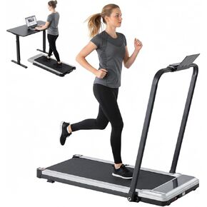 جهاز سير للمشي، 3 في 1 جهاز سير محمول تحت المكتب للمساحة المنزلية الصغيرة، جهاز سير صغير الحجم وهادئ قابل للطي مع جهاز تحكم عن بعد، سعة 320 رطل in Kuwait