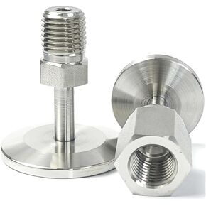 تركيب الفراغ، موصل فراغ KF، فراغ KF/NW 16/25/40/50 إلى 1/8 "1/4" NPT أنثى ذكر SUS316L محول وصلة تركيب أنابيب الفولاذ المقاوم للصدأ in Kuwait