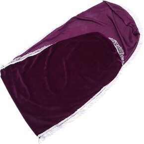 غطاء غبار Guzheng مخملي بنفسجي عتيق، قماش واقي مرن مع تصميم منقوش للحفاظ على أدوات Guzheng وتزيينها in Kuwait