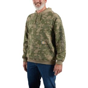 Carhartt mens Loose Fit Midweight Camo Logo Graphic Sweatshirt in Saudi Arabia
