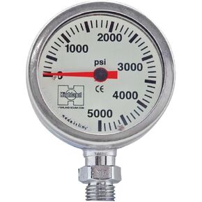 مقاييس ضغط نحاسية/زجاجية من Highland XS Scuba - 2.5 بوصة - PSI in Kuwait
