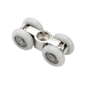 Stainless Steel Sliding Door Roller Bear 30KG Home Room Wardrobe Wood Door Hanging Wheels for Furniture Hardware Wheel in Kuwait
