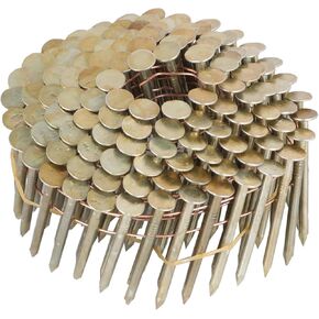 480 Count Coil Roofing Nails 1-3/4 Inch x .120-Inch for Roofing Nail Gun, 15 Degree Round Head Wire Weld Collated Roofing Nail, Smooth Shank Electro Galvanized Air Nails for Roofs in Kuwait