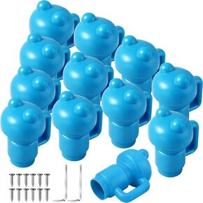 Geelin 12 Pcs Trampoline Pole Caps Replacement 1.26 Incn, Enclosure Trampoline Pole End Caps for Net Hook Safety Accessories in Kuwait