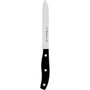 HENCKELS Statement Razor-Sharp 5-inch Serrated Utility Knife, Tomato Knife, German Engineered Informed by 100+ Years of Mastery, Black/Stainless Steel in Kuwait