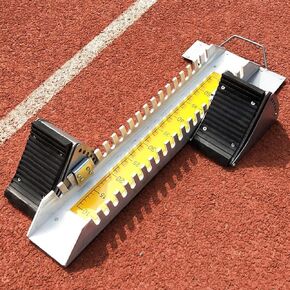 Multi Function Starting Block, 6 Angle Adjustable Sprinter Starting Block, Sports Starting Block for Racing, Track & Field Aluminum Alloy Sprinter Starting Block in Kuwait