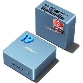 GEEKOM Air12 Lite Mini PC (3-Year Quality Support),12th Gen Intel N100,16GB RAM 512GB NVMe PCIe M.2 SSD,6 USB Ports 9-Pin Mini Desktop Computer for Home/Business/Office in Kuwait