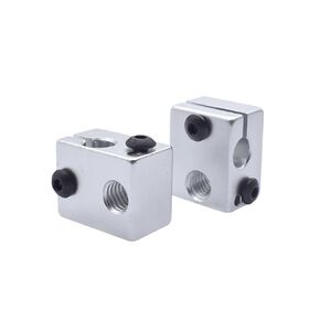 كتلة ساخنة من النحاس الأصفر كتل تسخين من الألومنيوم أجزاء طابعة ثلاثية الأبعاد Hotend Heaterblock (بركان) in Kuwait