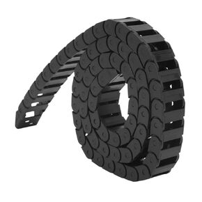 Black Wire Carrier Chain 10mm x 20mm 1M Length Drag Chain Cable Wire Carrier Electrical Machines in Kuwait