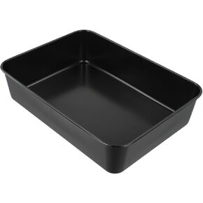 Non-Stick Baking Sheet Pan for Oven,26x19x6cm Carbon Steel Deep Brownie Tray with Round Corners,Dishwasher Safe for Cakes,Lasagna,Roasting Vegetables Casseroles in Kuwait