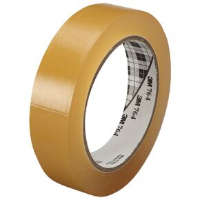 3M Vinyl Tape 764, General Purpose, 1 in x 36 yd, Transparent, 1 Roll, Light Traffic Floor Marking Tape, Social Distancing, Color Coding, Safety, Bundling in Kuwait