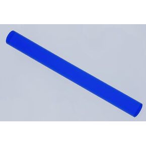 1 1/4 بوصة قطر × 6 بوصة قضيب زجاجي شبكي من الأكريليك المبثوق باللون الأزرق الشفاف بطول 6 بوصة - 31.75 ملم in Kuwait