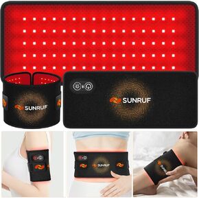 العلاج بالضوء الأحمر للجسم، وسادة العلاج بالضوء المحمولة اللاسلكية القابلة لإعادة الشحن بقدرة 2000 مللي أمبير في الساعة، علاج بالأشعة تحت الحمراء 660 و850 نانومتر للخصر الخلفي ومفاصل الركبة والكتف، للمنزل في الهواء الطلق، هدايا للنساء والرجال (13.6 بوصة × in Kuwait