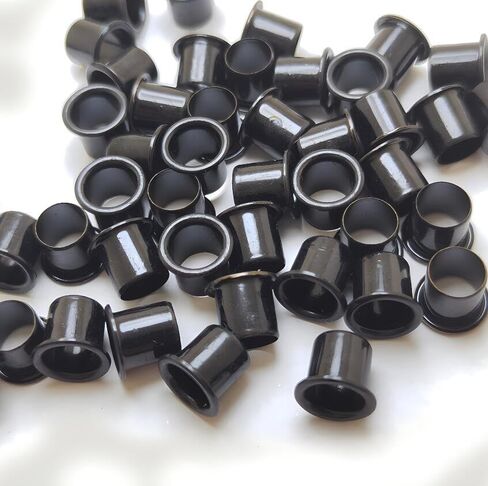 Kydex Holster Brass Eyelets,#8-8-7.2mm (.248 Length Under Flange x 1/4" Outside Diameter) Black Color Eyelets Rivets for 0.06" Kydex Holster（100pcs/bag, 7.2 Black Color in Saudi Arabia