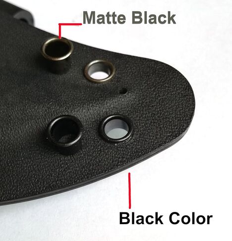 Kydex Holster Brass Eyelets,#8-8-7.2mm (.248 Length Under Flange x 1/4" Outside Diameter) Black Color Eyelets Rivets for 0.06" Kydex Holster（100pcs/bag, 7.2 Black Color in Saudi Arabia