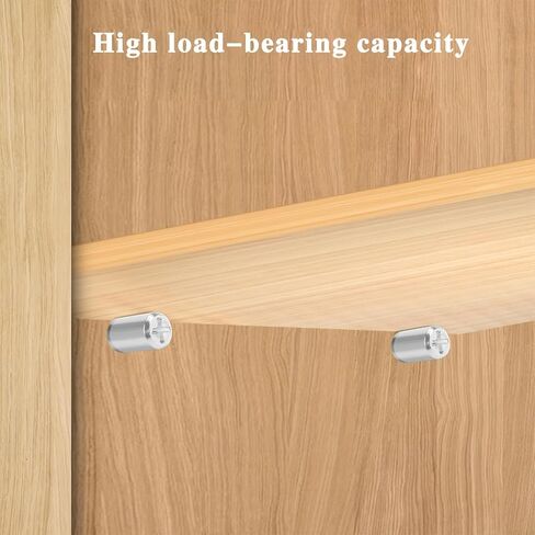 20PCS Self Tapping Screws Cabinet Laminate Supportt, Self-Tightening & Adjustable Layer Board Pins, Easy Installation for Bookshelves, Wardrobes, Kitchen Cabinets in Saudi Arabia