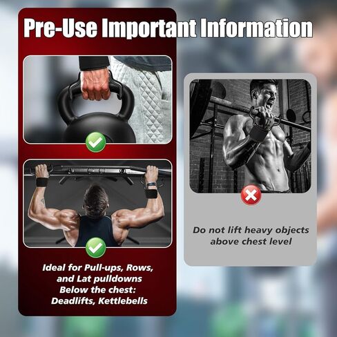 Weight Lifting Hooks(Pair), Wrist Straps for Weightlifting, Adjustable Strap Hand Grips with Thick Wrist Padding, Weightlifting Hooks for Pull-Ups, Deadlifts, Strength Training&Gym Workout, Men and Women in Kuwait