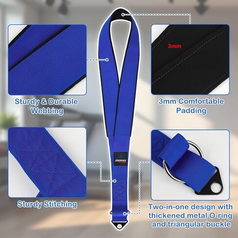 2 In 1 Arm Wrestling Training Strap Belt, Hand Grip Arm Finger Wrist Forearm Strength Equipment for Barbell Plates, 3mm Neoprene Padded Weight Workouts Tools Suitable for Home and Gym Training in Saudi Arabia