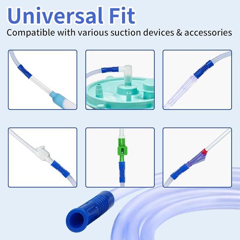 3 PCS 71" Suction Tubing Hoses Extended Suction Connection Tube, Flexible & Portable Hoses Vacuum Fits Various Devices in Kuwait