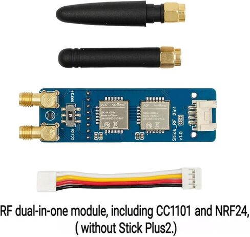 للوحة M5Stack لـ ESP32 2-in-1 RF مع وظيفة تشويش CC1101 SubGHZ وNRF24 لـ StickC Plus 1.1 2 لـ Integra (بدون) in Kuwait