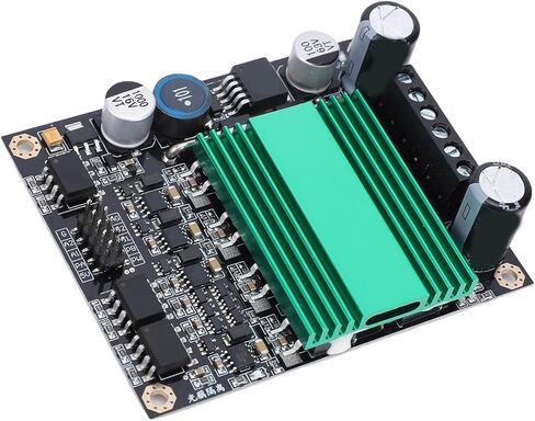 Jectse DC Motor Driver Module, 100A Dual Channel H Bridge Optocoupler Isolation with Heat Sink, for DIY Robot High Power Applications in Saudi Arabia