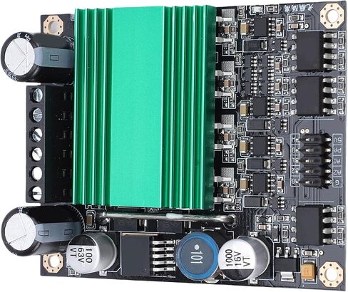 Jectse DC Motor Driver Module, 100A Dual Channel H Bridge Optocoupler Isolation with Heat Sink, for DIY Robot High Power Applications in Saudi Arabia