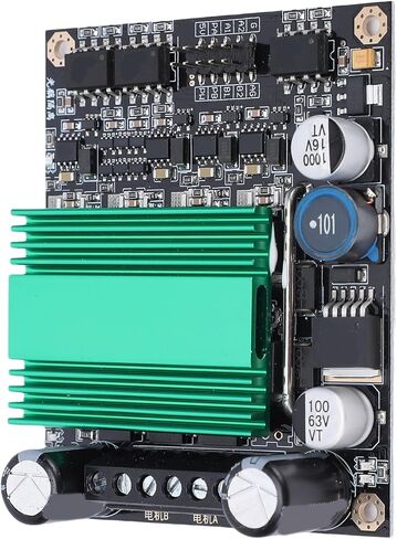 Jectse DC Motor Driver Module, 100A Dual Channel H Bridge Optocoupler Isolation with Heat Sink, for DIY Robot High Power Applications in Saudi Arabia