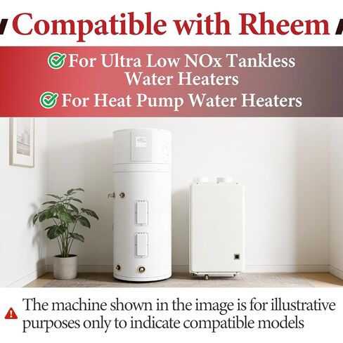 3 Pcs AP19299 Thermistor Chamber Sensor Replacement Compatible with Rheem Ultra Low NOx Tankless Water Heaters & Heat Pump Systems, Temperature Sensor Replacement Kit in Kuwait