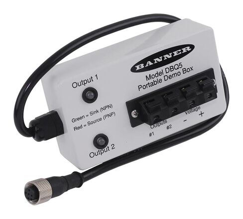 صندوق العرض التجريبي المحمول Banner Engineering DBQ5 in Kuwait