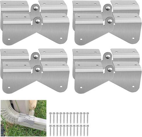 2 Pcs Gutter Extension Hinge, Downspout Extension Flip-Up Hinge, Installation on Any Size Rectangle or Square Downspout, Rain Gutter Downspout Extension Flip-Up Hinge in Saudi Arabia