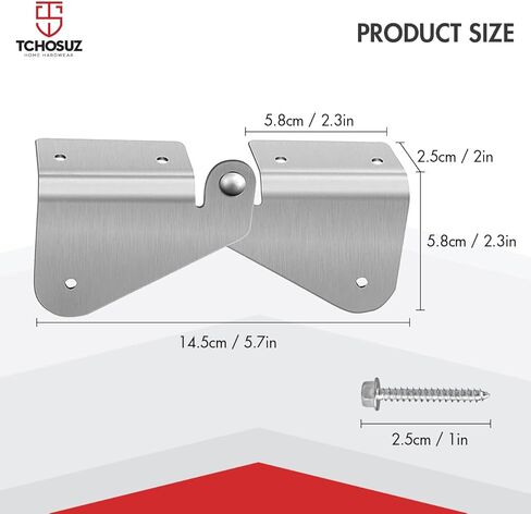 2 Pcs Gutter Extension Hinge, Downspout Extension Flip-Up Hinge, Installation on Any Size Rectangle or Square Downspout, Rain Gutter Downspout Extension Flip-Up Hinge in Saudi Arabia