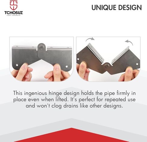 2 Pcs Gutter Extension Hinge, Downspout Extension Flip-Up Hinge, Installation on Any Size Rectangle or Square Downspout, Rain Gutter Downspout Extension Flip-Up Hinge in Saudi Arabia