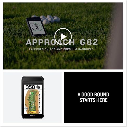 Garmin Approach® G82، شاشة إطلاق الجولف المحمولة، نظام تحديد المواقع العالمي الممتاز، شاشة لمس ملونة كبيرة in Saudi Arabia