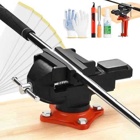 2-in-1 Golf Grip Kit for Regripping Golf Clubs, Portable Golf Club Regripping Kit with Golf Grip Solvent, Quick Adjustment Table Vise Rubber Clamp for Golf Grip Removal Tool in Kuwait