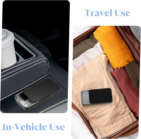 4 Pack Small Dental Floss Case Travel Floss Picks Case Metal Portable Compact Pick Dispenser Refillable Dental Pick Box Metal Sliding Glide Flosses Storage Container for Travels Dates Dinners Hotels in Saudi Arabia